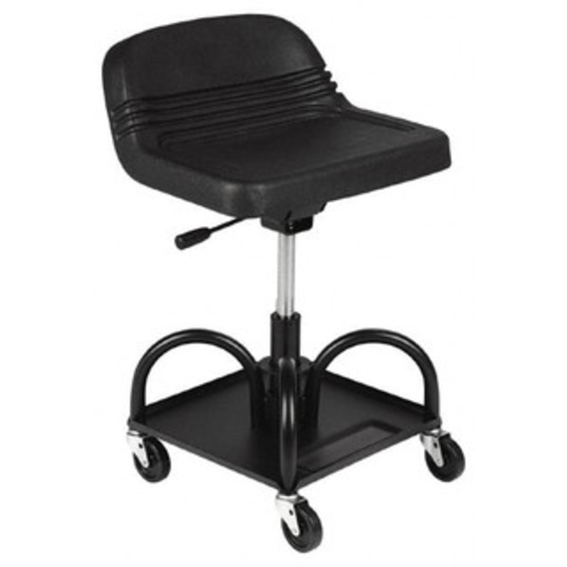 Whiteside Manufacturing 400 Lb Capacity, 4 Wheel Adjustable Creeper Seat Steel, 15 Long x 22 Overall Height x 15 Wide HRAS - 75623256