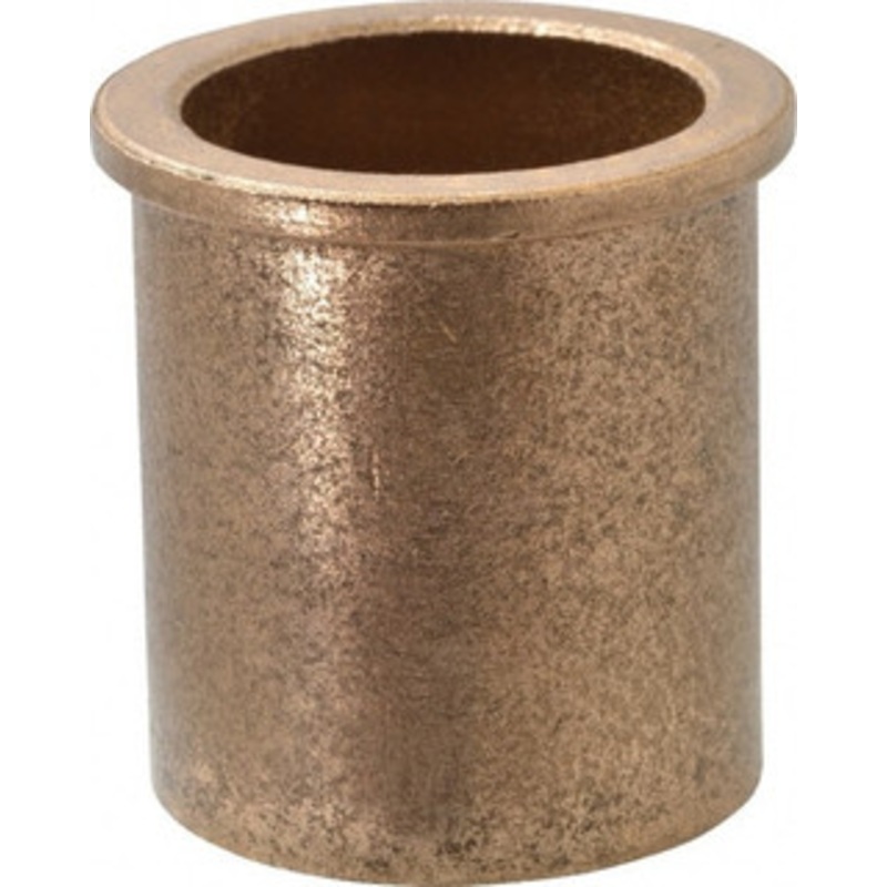 Boston Gear 1-1/4 Inside x 1-1/2 Outside Diam, Oil Impregnated Bronze SAE-841 Flanged Sleeve Bearing 1-3/4 Flange Outside Diam, 1/8 Flange Thickness, 1-3/4 OAL G00328 - 35402429