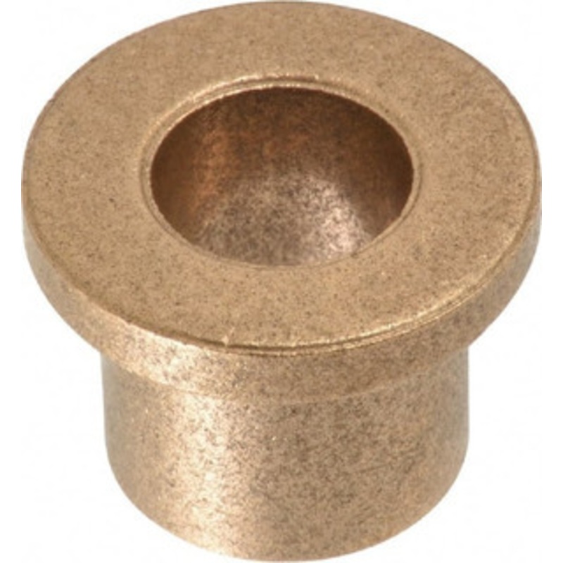 Boston Gear 7/16 Inside x 5/8 Outside Diam, Oil Impregnated Bronze Sleeve Bearing 7/8 Flange Outside Diam, 1/8 Flange Thickness, 5/8 OAL 35574 - 06454672