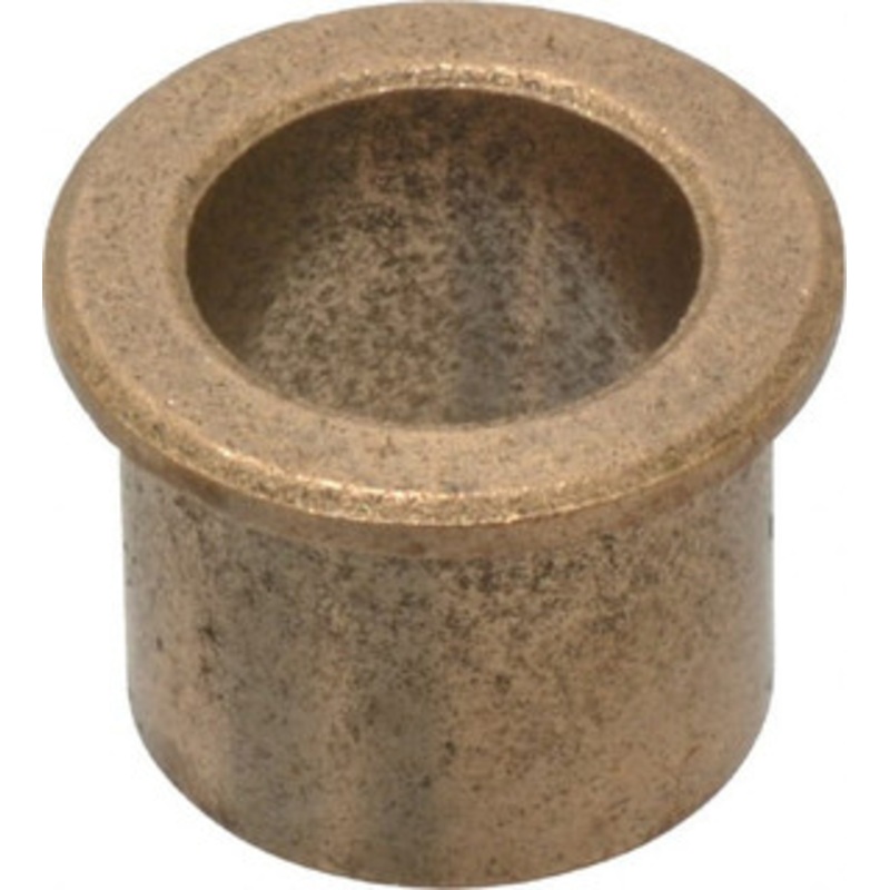 Boston Gear 7/16 Inside x 9/16 Outside Diam, Oil Impregnated Bronze SAE-841 Flanged Sleeve Bearing 11/16 Flange Outside Diam, 1/16 Flange Thickness, 1/2 OAL 13611 - 35401744
