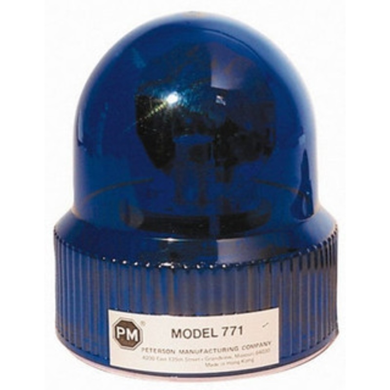 Peterson Manufacturing Emergency Beacon Light Assembly Blue V771B - 82394693