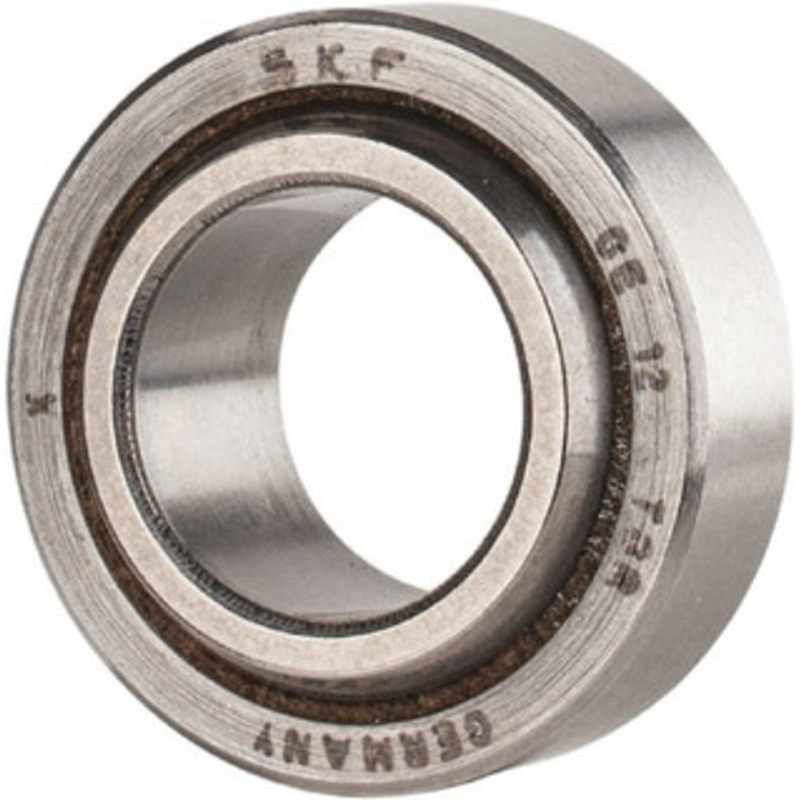 SKF 12mm Bore Diam, 3,375 Lb Dynamic Capacity, Spherical Plain Bearing 6,749 Lb Static Load Capacity GE 12 TXGR - 86037637