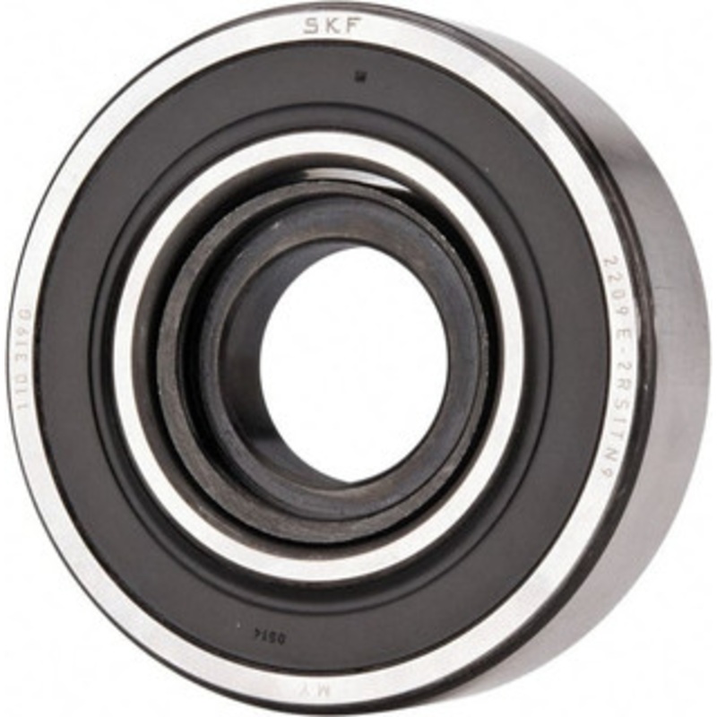 SKF 45mm Bore Diam, 85mm OD, Double Seal Self Aligning Radial Ball Bearing 23mm Wide, 2 Rows, Round Bore, 2,380 Lb Static Capacity, 7,310 Lb Dynamic Capacity 2209 E-2RS1TN9 - 81354672