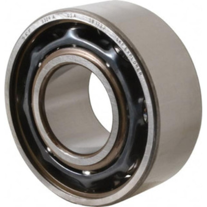 SKF 45mm Bore Diam, 100mm OD, Open Angular Contact Radial Ball Bearing 39.7mm Wide, 2 Rows, Round Bore, 53,000 Lb Static Capacity, 72,800 Lb Dynamic Capacity 3309 A - 45673290