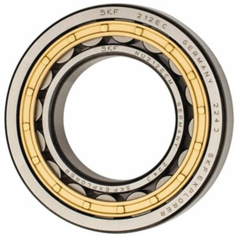 SKF 60mm Bore Diam, 110mm Outside Diam, 22mm Wide Cylindrical Roller Bearing 93,500 N Dynamic Capacity, 102,000 Lbs. Static Capacity NU 212 ECM - 43342195