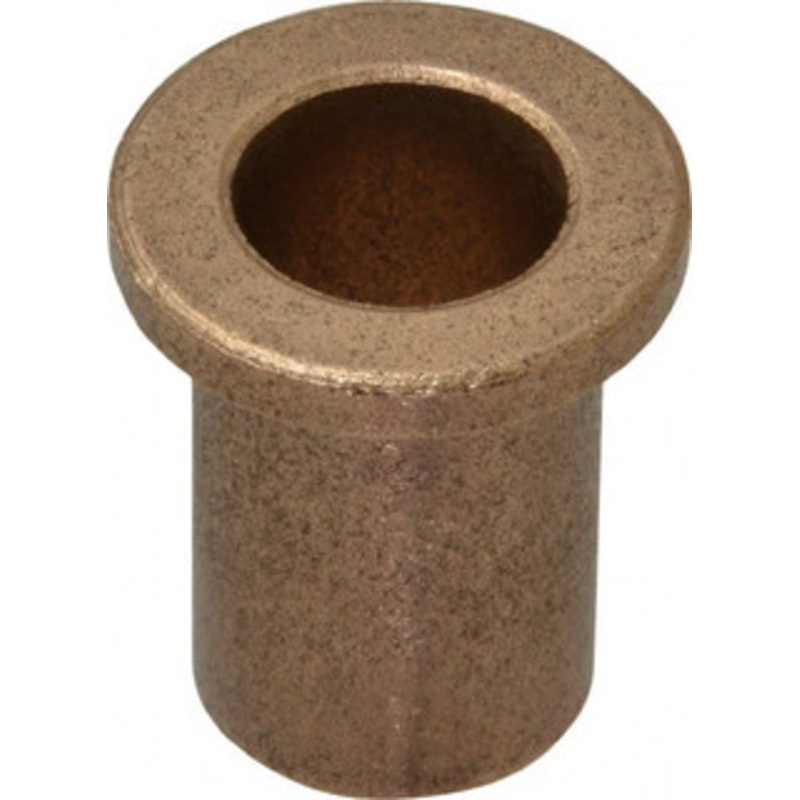 Boston Gear 1/2 Inside x 5/8 Outside Diam, Oil Impregnated Bronze Sleeve Bearing 7/8 Flange Outside Diam, 1/8 Flange Thickness, 1 OAL 35584 - 98865124