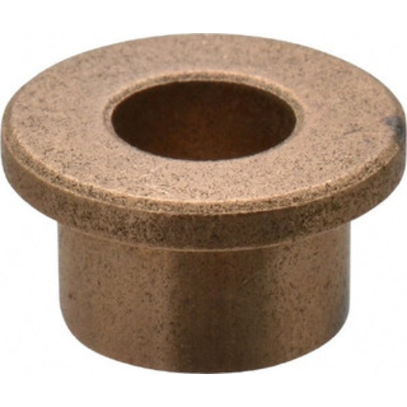 Boston Gear 5/16 Inside x 1/2 Outside Diam, Oil Impregnated Bronze Sleeve Bearing 11/16 Flange Outside Diam, 3/32 Flange Thickness, 3/8 OAL 35542 - 06454466