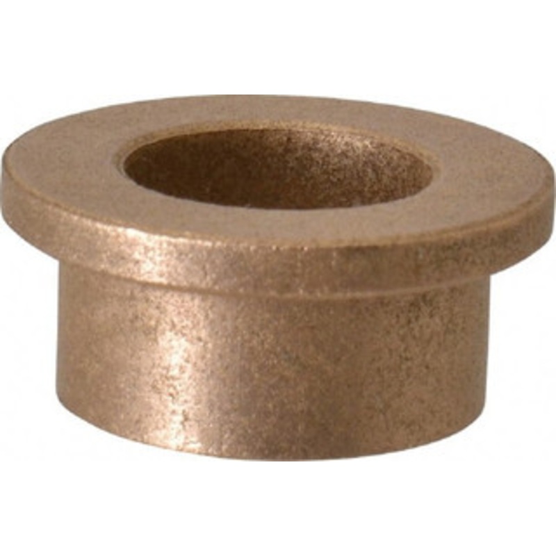 Boston Gear 5/8 Inside x 7/8 Outside Diam, Oil Impregnated Bronze SAE-841 Flanged Sleeve Bearing 1-1/8 Flange Outside Diam, 1/8 Flange Thickness, 1/2 OAL G00317 - 35402023