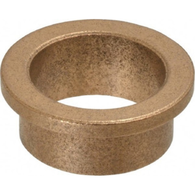Boston Gear 7/8 Inside x 1 Outside Diam, Oil Impregnated Bronze SAE-841 Flanged Sleeve Bearing 1-1/4 Flange Outside Diam, 5/32 Flange Thickness, 1/2 OAL G00323 - 35402221
