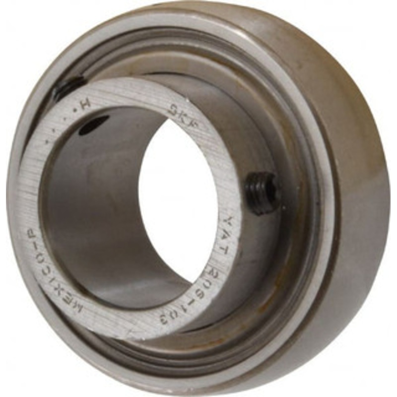 SKF 1-3/16 ID x 2.4409 OD, 3,380 Lb Dynamic Capacity, Insert Bearing Insert Bearing 0.7087 Race Width, 2,520 Lb Static Capacity YAT 206-103 - 88002647