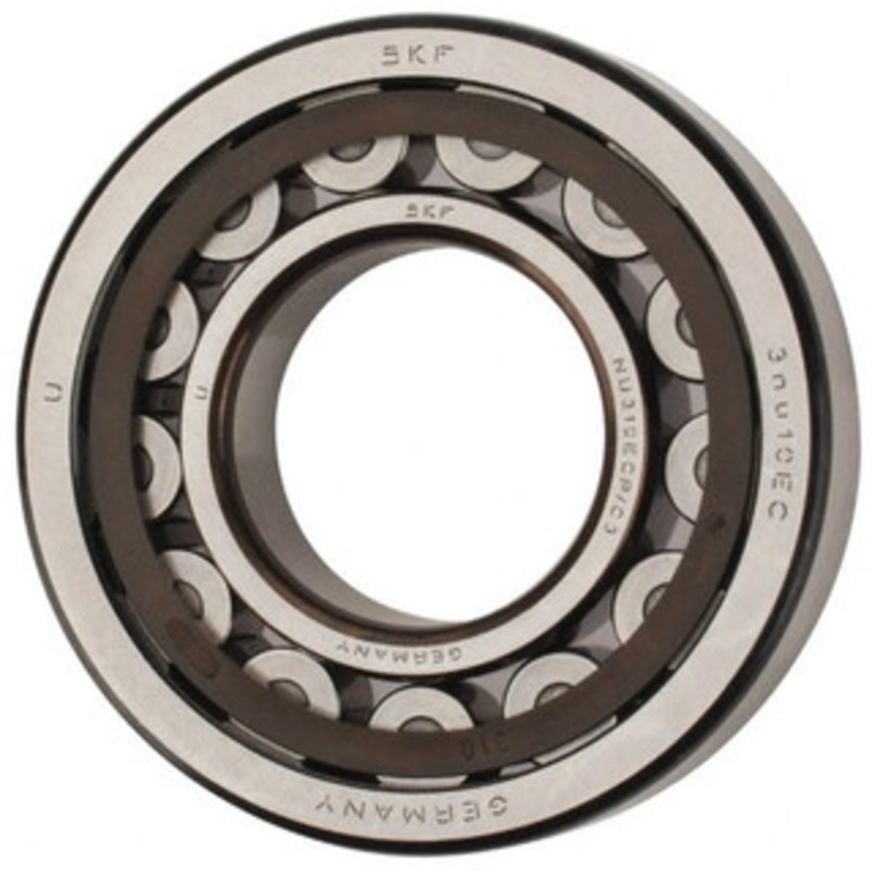 SKF 50mm Bore Diam, 110mm Outside Diam, 27mm Wide Cylindrical Roller Bearing 110,000 N Dynamic Capacity, 112,000 Lbs. Static Capacity NU 310 ECP/C3 - 43341841