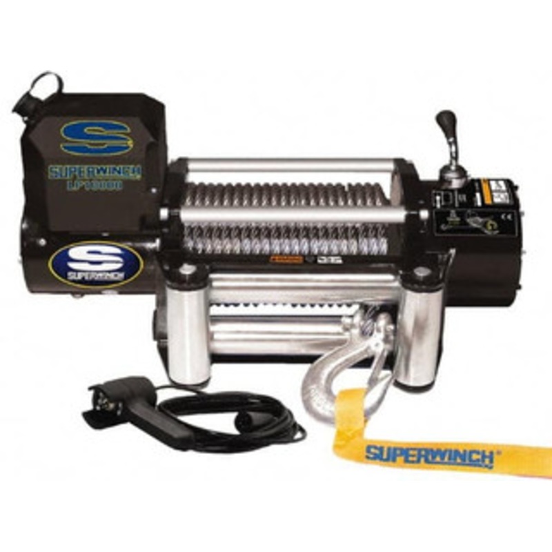 Superwinch 10,000 Lb Capacity, 85 ft. Cable Length, Automotive Heavy-Duty Recovery Winch 12 Volts, 20.35 Long x 6.14 Deep x 9.88 High 1510200 - 72336753