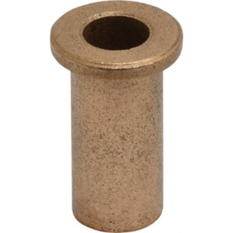 Boston Gear 5/16 Inside x 7/16 Outside Diam, Oil Impregnated Bronze Sleeve Bearing 5/8 Flange Outside Diam, 3/32 Flange Thickness, 1 OAL 69194 - 06454458