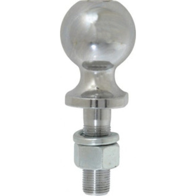 Reese 2 Diam, 2-3/8 Shank Length, Hitch Ball 3/4 Shank Diam, 3,500 Lb Capacity, Chrome Finish 63822 - 56427511
