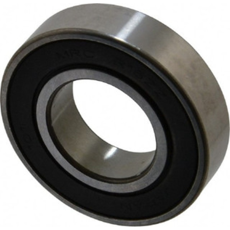 SKF 1 Bore Diam, 2 OD, Double Seal Deep Groove Radial Ball Bearing 1/2 Wide, 1 Row, Round Bore, 1,350 Lb Static Capacity, 2,270 Lb Dynamic Capacity R16ZZ - 07173693