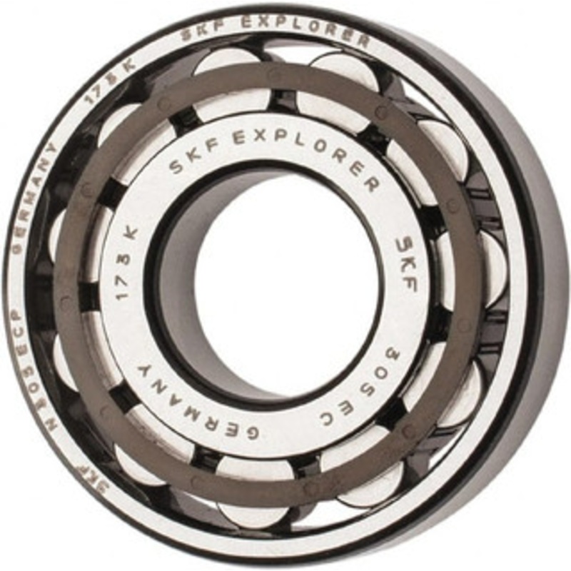 SKF 25mm Bore Diam, 62mm Outside Diam, 17mm Wide Cylindrical Roller Bearing 40,200 N Dynamic Capacity, 36,500 Lbs. Static Capacity N 305 ECP - 43340843