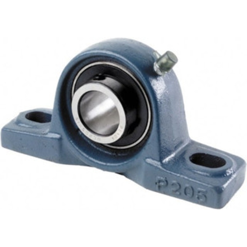 TRITAN 7/8 ID, 5.5118 OAL x 2.7953 OAH Pillow Block 1,765 Lb Static Cap, 3,147 Lb Dyn Cap, 4.13 Btw Mnt Hole Ctrs, 1-7/16 Base-to-Ctr Ht, Cast Iron/Steel UCP205-14 - 83721365