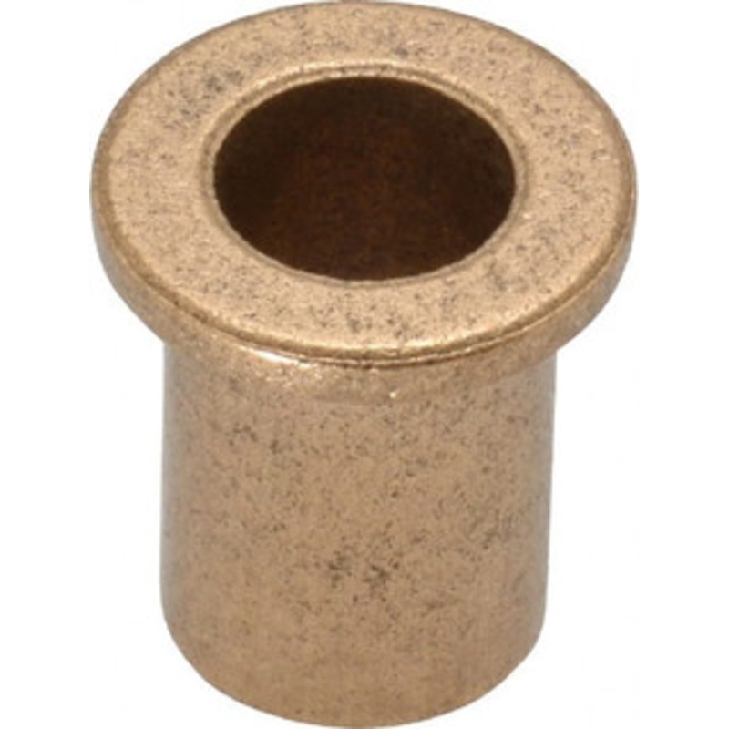 Boston Gear 3/8 Inside x 1/2 Outside Diam, Oil Impregnated Bronze Sleeve Bearing 11/16 Flange Outside Diam, 3/32 Flange Thickness, 3/4 OAL 35556 - 06454532