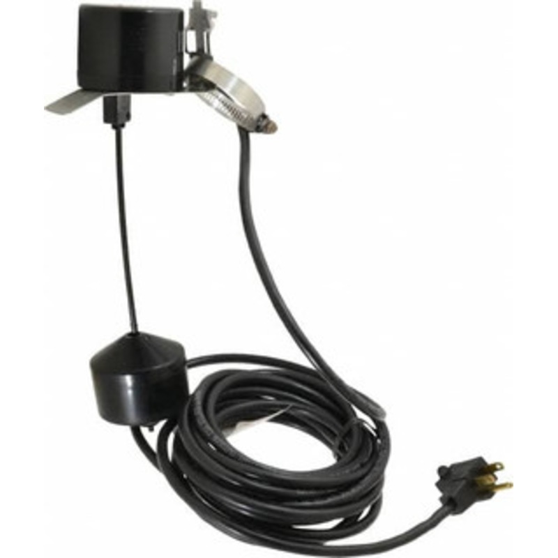 Little Giant 115/230 AC Volt, Piggyback Vertical Mechanical Float Switch, Sump, Sew and Eff, Float Switch 20 Ft. Cord Length, 1/2 HP, PVC, 13 Amperage Rating, For Use with Universal 599263 - 53335618