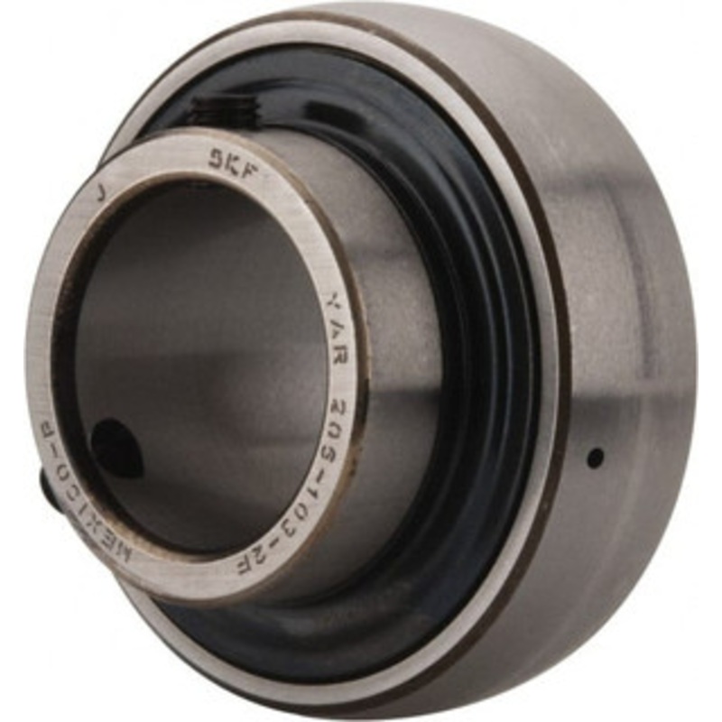 SKF 1-3/16 ID x 2.4409 OD, 3,380 Lb Dynamic Capacity, Insert Bearing Insert Bearing 0.7087 Race Width, 2,520 Lb Static Capacity YAR 206-103-2F - 88001730