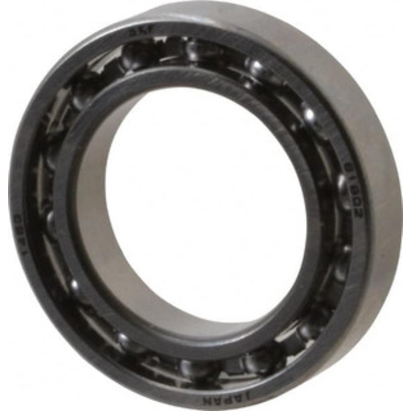 SKF 15mm Bore Diam, 24mm OD, Open Thin Section Radial Ball Bearing 5mm Wide, 1 Row, Round Bore, 180 Lb Static Capacity, 351 Lb Dynamic Capacity 61802 - 78053113