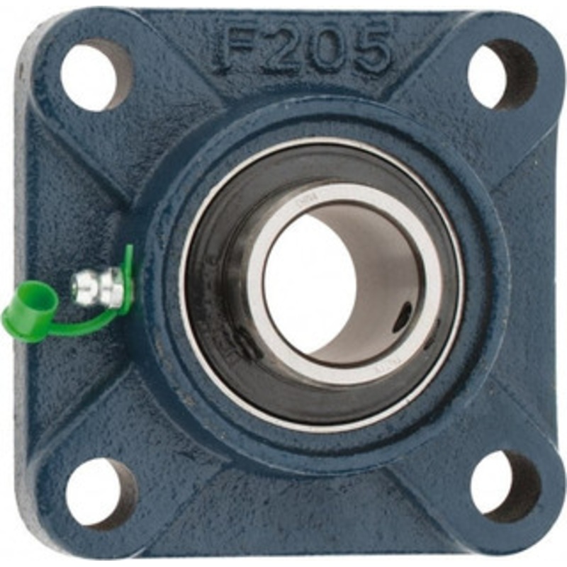 TRITAN 1 ID, 3.74 OAL x 1.41 OAH 4-Bolt Flange 1,765 Lb Static Cap, 3,147 Lb Dyn Cap, 2.76 Btw Mnt Hole Ctrs, 0.63 Base-to-Ctr Ht, Cast Iron/Steel UCF205-16 - 92645399