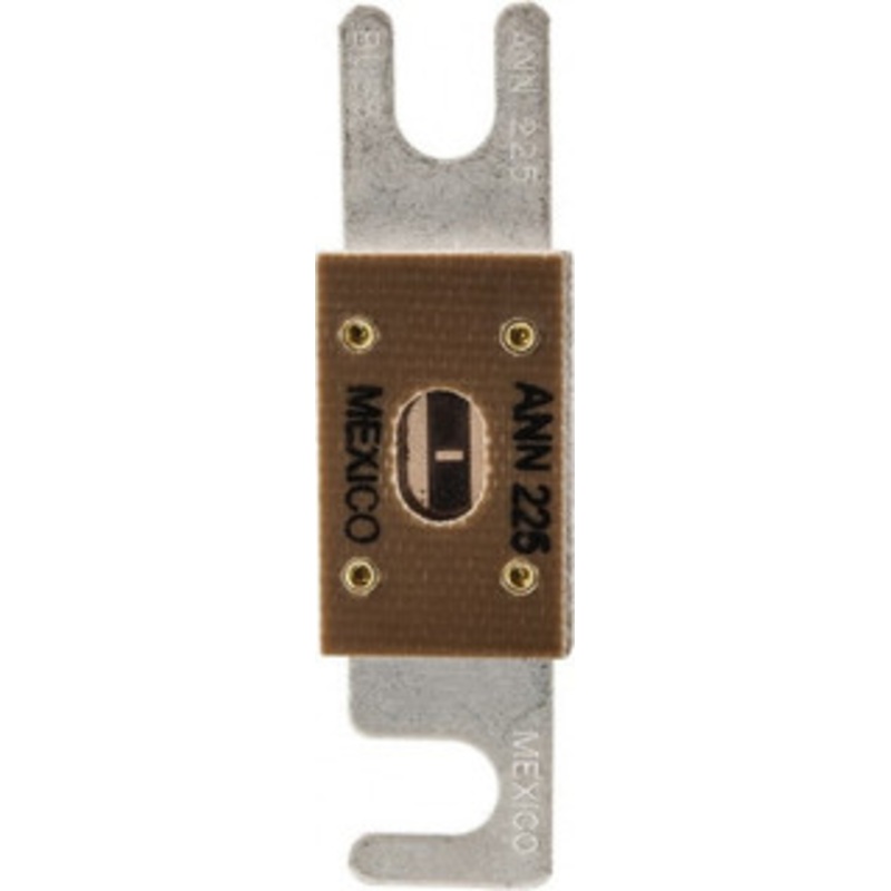 Bussmann 225 Amp Non-Time Delay Fast-Acting Forklift & Truck Fuse 125VAC, 80VDC, 3.18 Long x 0.75 Wide, Littelfuse CNN225, Bussman ANN-225, Ferraz Shawmut CNN225 ANN-225 - 75270587