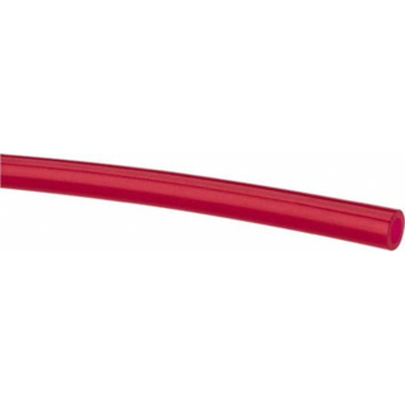 Coilhose Pneumatics 4mm OD, Cut to Length Polyurethane Tube Red, 120 Max psi, 95 Hardness PT0408-1000R - 48692305