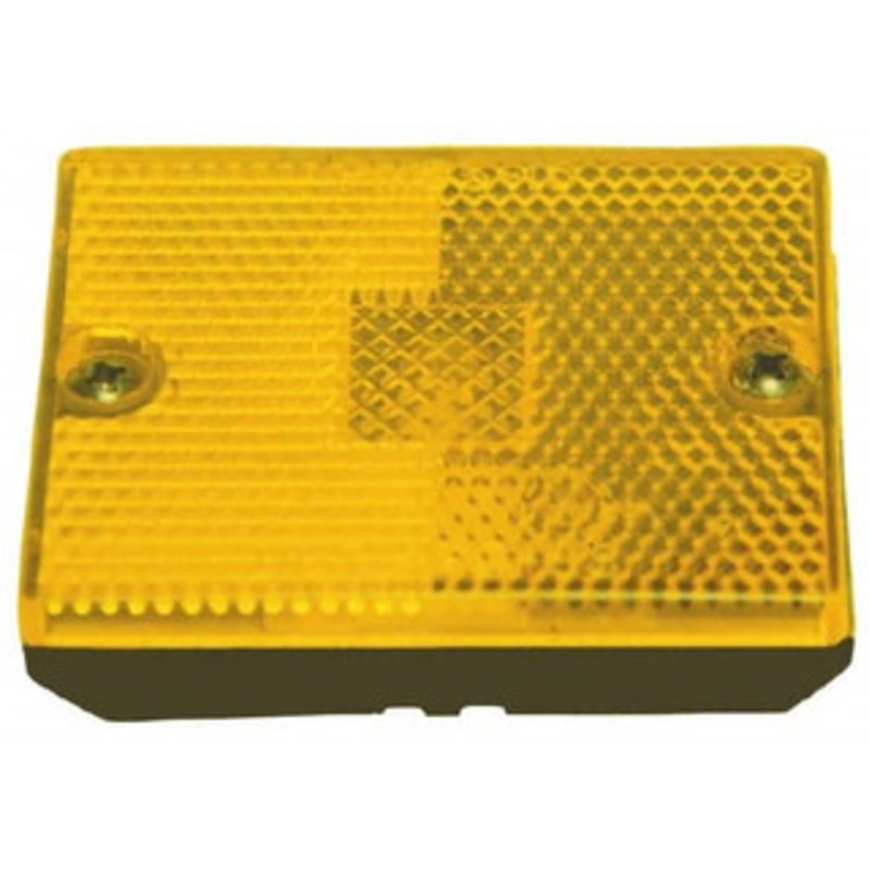 Peterson Manufacturing 2-3/4 Long x 2-1/8 Wide, Red Lens & Reflector Plastic, 12 Volt V114R - 06884548