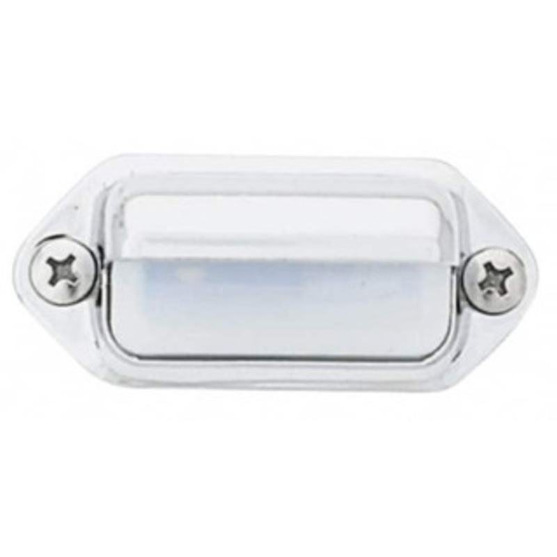 Peterson Manufacturing 2 Long x 1-3/16 Wide, Clear Lens & Reflector Plastic, 12 Volt V434 - 06884936
