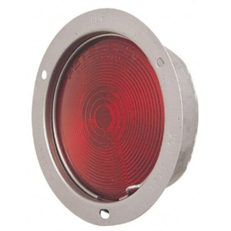 Peterson Manufacturing 4-1/2 Diam, Red Lens & Reflector Steel, 12 Volt V413 - 06884852
