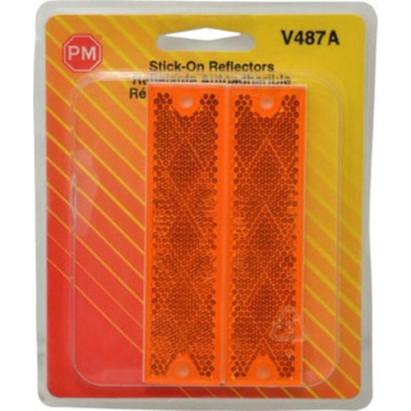 Peterson Manufacturing Amber Lens & Reflector Plastic V487A - 06885032