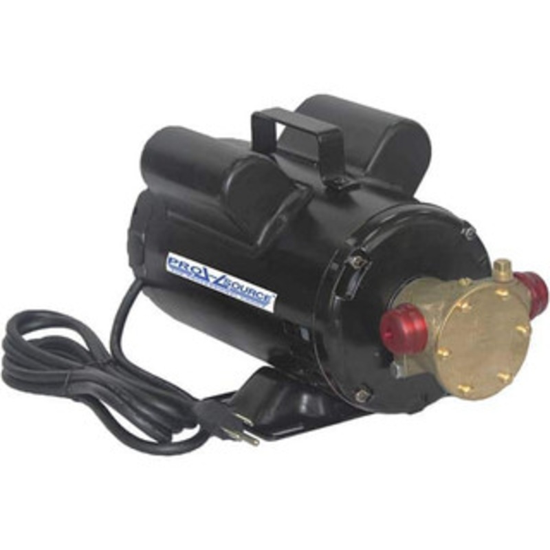 PRO-SOURCE Flexible Impeller Pumps, Inlet Size: 1/2 (Inch), RPM: 1725.000, Horsepower: .33, Input Voltage: 115/230, Outlet Size: 1/2 NPT, Maximum Flow Rate (GPM): 9.60 PS-0903ACB92 - 90338690