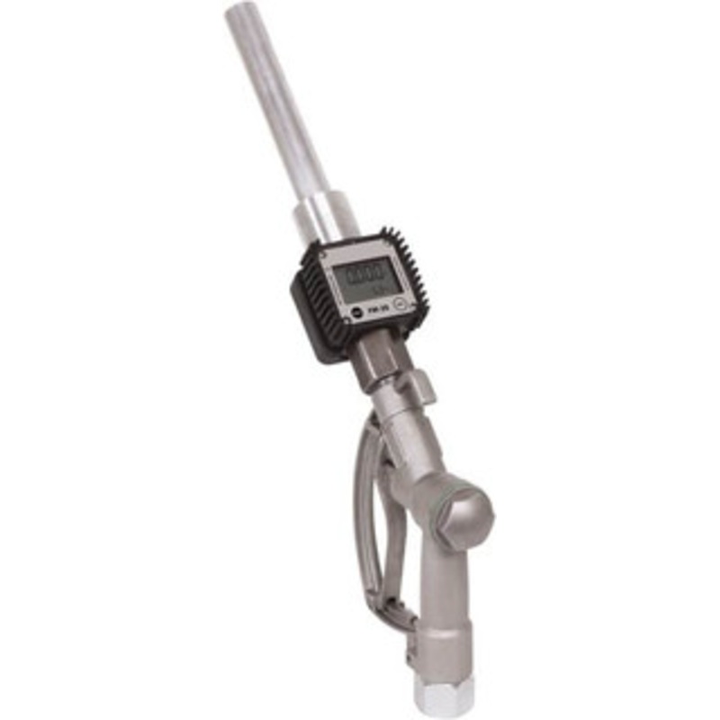 PROLUBE Nozzle Repair Part Contains Manual Fuel Nozzle fitted with Digital Turbine Fuel Meter, For Use with Gasoline & Diesel Fuel FM-20/FCN/3-4/N - 42829911
