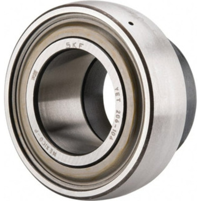 SKF 1-1/4 ID x 2.4409 OD, 3,380 Lb Dynamic Capacity, Insert Bearing Insert Bearing 0.7087 Race Width, 2,520 Lb Static Capacity YET 206-104 - 88005731