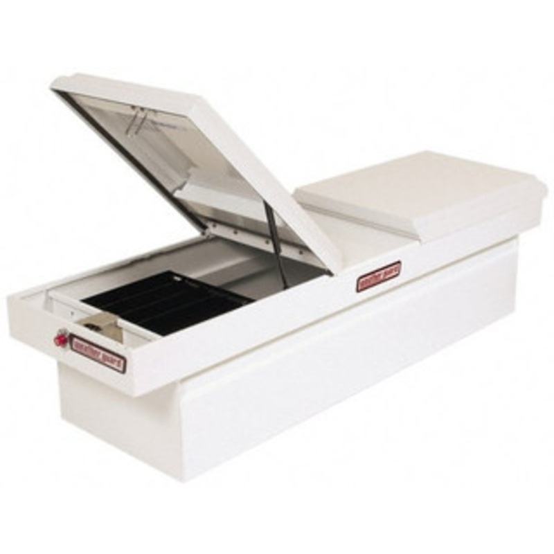 WEATHER GUARD 60-1/8 Wide x 11 High x 20 Deep Crossover Tool Box White 125-3-01 - 65365165