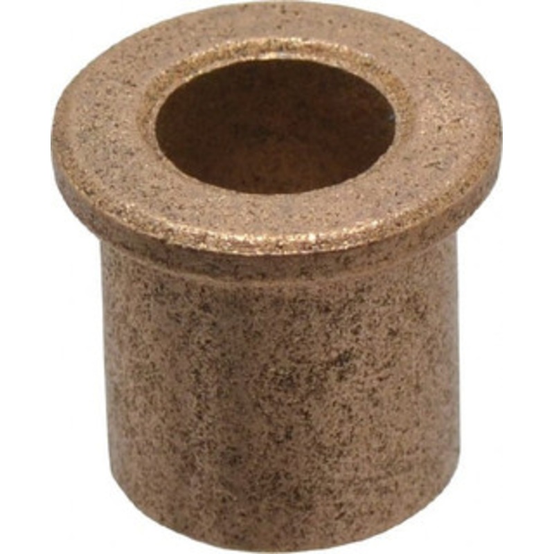 Boston Gear 1/4 Inside x 3/8 Outside Diam, Oil Impregnated Bronze SAE-841 Flanged Sleeve Bearing 1/2 Flange Outside Diam, 1/16 Flange Thickness, 7/16 OAL G00309 - 35401553