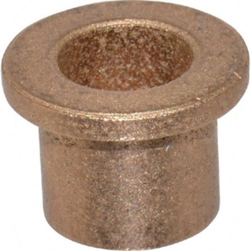 Boston Gear 3/8 Inside x 1/2 Outside Diam, Oil Impregnated Bronze Sleeve Bearing 11/16 Flange Outside Diam, 3/32 Flange Thickness, 1/2 OAL 35552 - 06454516