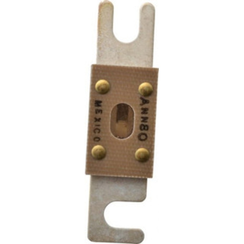 Bussmann 80 Amp Non-Time Delay Fast-Acting Forklift & Truck Fuse 125VAC, 80VDC, 3.18 Long x 0.75 Wide, Littelfuse CNN80, Bussman ANN-80, Ferraz Shawmut CNN80 ANN-80 - 75270728