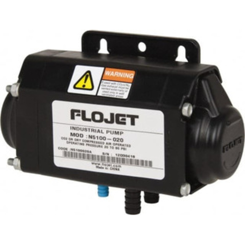 Flojet 3/8 NPT, Nonmetallic, Air Operated Diaphragm Pump Viton Diaphragm, Acetal Coplymer Housing N5100020A - 08655136