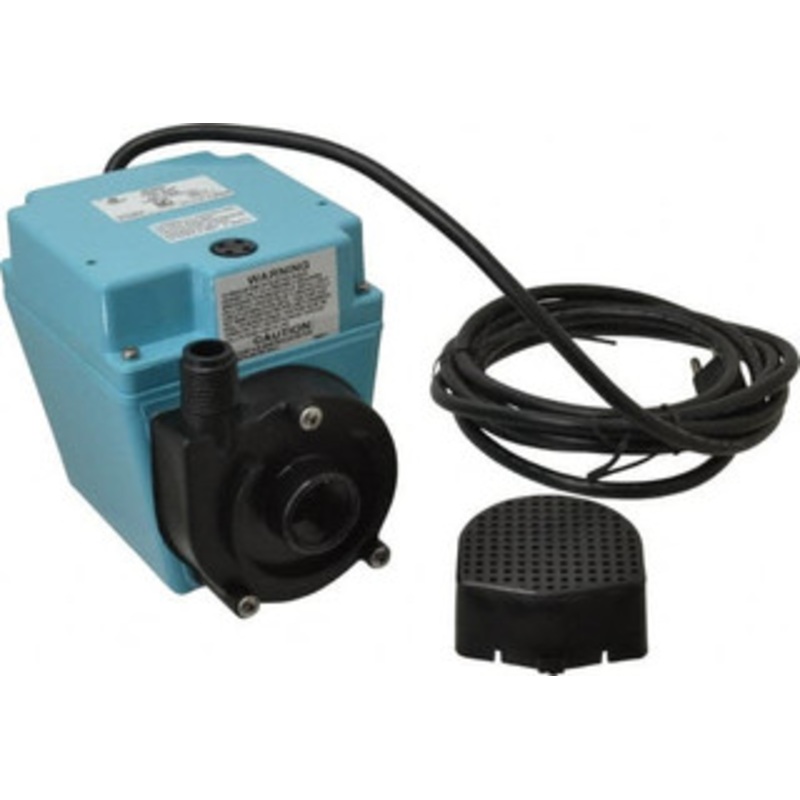 Little Giant 670 GPH, 1/15 HP, 8.8 psi, Aluminum Miniature Submersible Pump 3/4 Inch Inlet, 1/2 Inch MNPT Outlet, 10 Ft. Long Power Cord, 2.5 Amp 503603 - 90074733