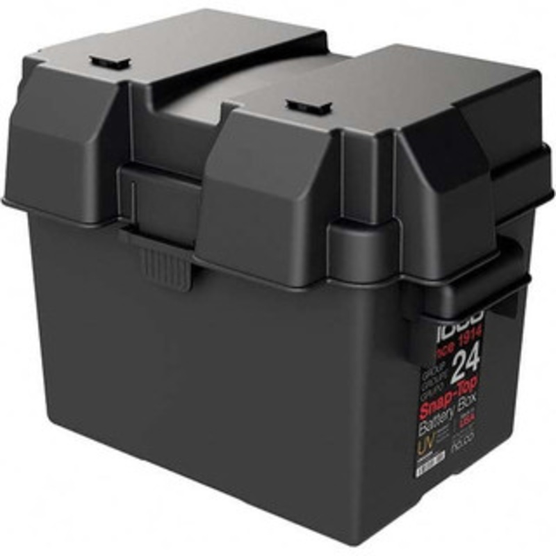 NOCO Group 24 Automotive Battery Box 13-3/8 Outside Length x 10-1/8 Width x 11 Height, 11 Inside Length x 7-7/8 Width x 10-3/4 Height HM-300 - 73128126