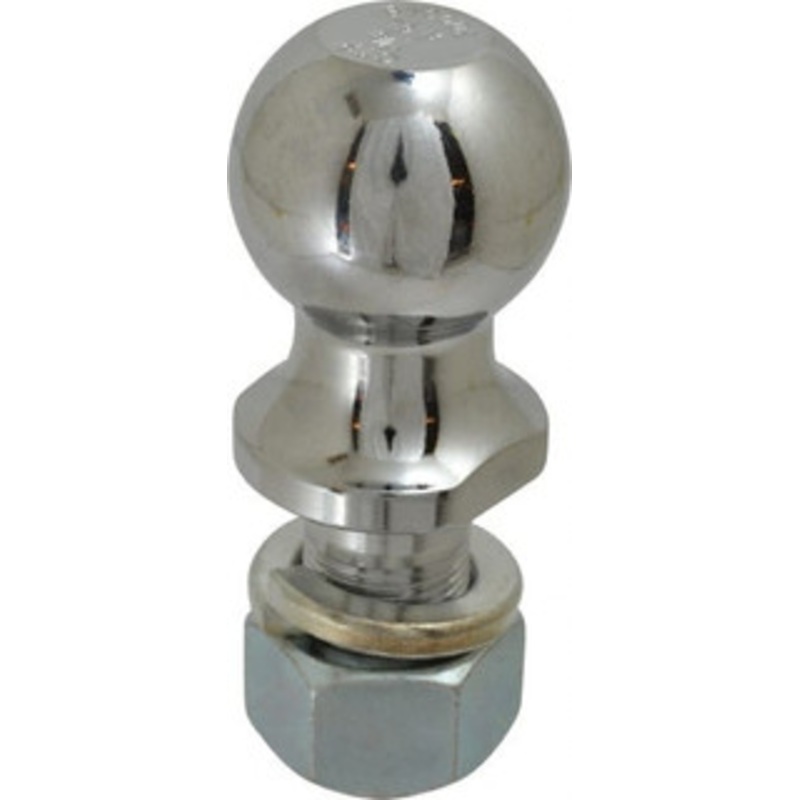 Reese 1-7/8 Diam, 2 Shank Length, Hitch Ball 1 Shank Diam, 2,000 Lb Capacity, Chrome Finish 63816 - 56427578