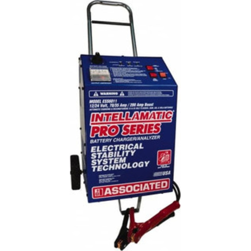 Associated Equipment 12/24 Volt Automatic Charger/Maintainer 70 Amps/35 Amps, 200 Starter Amps ESS6011 - 42115444