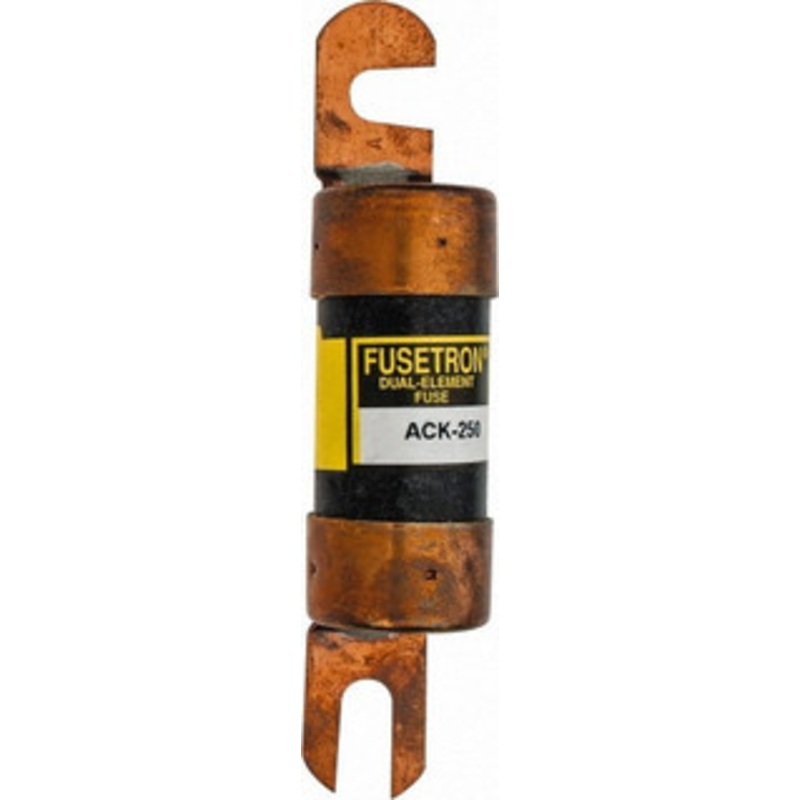 Bussmann 250 Amp Time Delay Fast-Acting Forklift & Truck Fuse 80VAC, 80VDC, 4.71 Long x 1 Wide, Littelfuse CCK250, Bussman ACK-250, Ferraz Shawmut ACK250 ACK-250 - 74975889