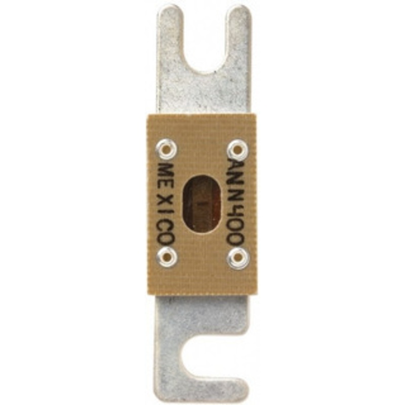 Bussmann 400 Amp Non-Time Delay Fast-Acting Forklift & Truck Fuse 125VAC, 80VDC, 3.18 Long x 0.75 Wide, Littelfuse CNN400, Bussman ANN-400, Ferraz Shawmut CNN400 ANN-400 - 75270660