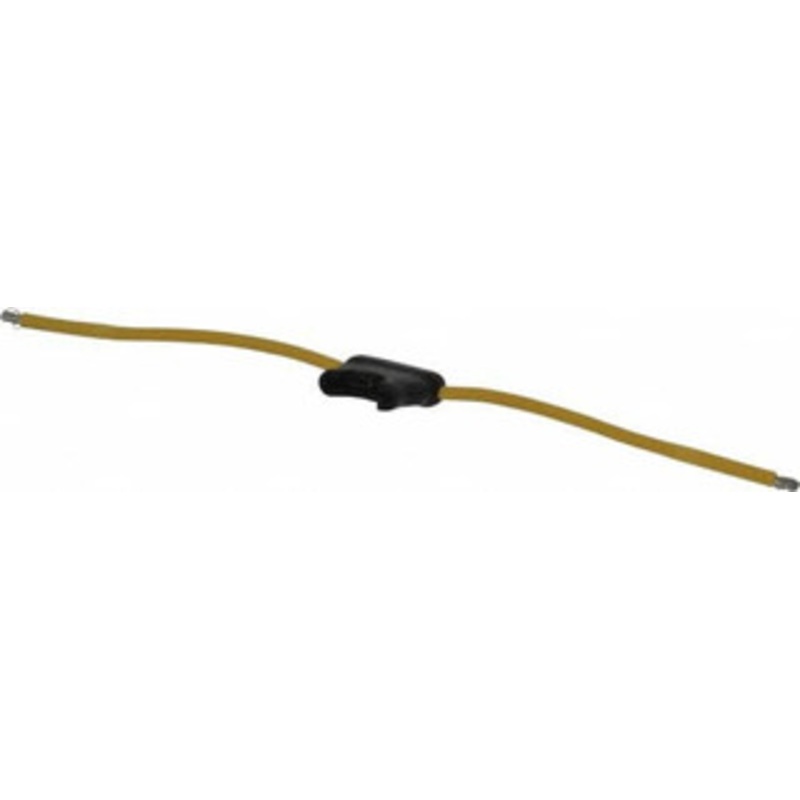 Ferraz Shawmut 30 Amp AF Black Automotive Fuse Holder 32 Volt, Yellow #12 Wire AFH30-12 - 03078813