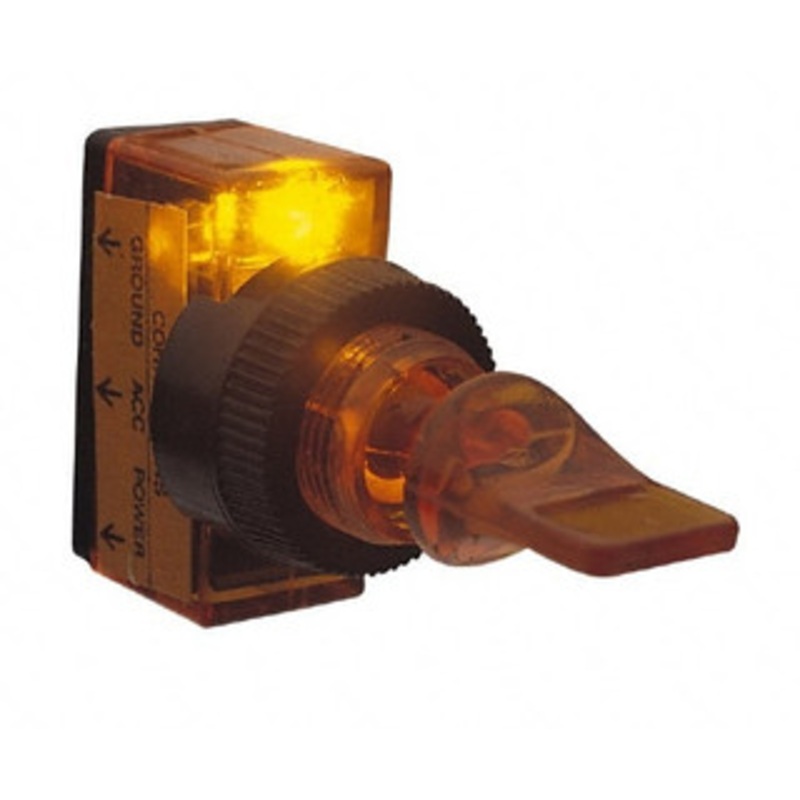 Gardner Bender 2 Position, 12 Volt, 20 Amp, 1/2 Hole Diam, Duckbill Switch On Off Sequence, 1 Switch, Chrome/Black 40090 - 03272150