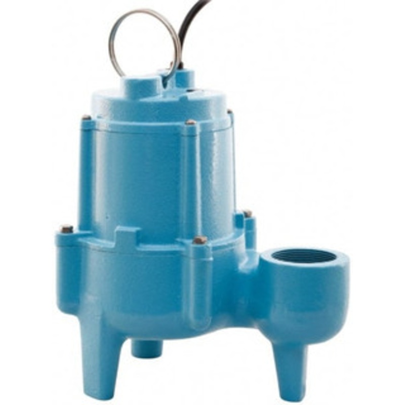 Little Giant 4/10 hp, 8.5 Amp Rating, 115 Volt, 60 Hz, Manual Sewage Pump 2 Outlet, Cast Iron Housing, 1 Phase, 2 Max Solid, Thermal Overload Protection 509413 - 89063382