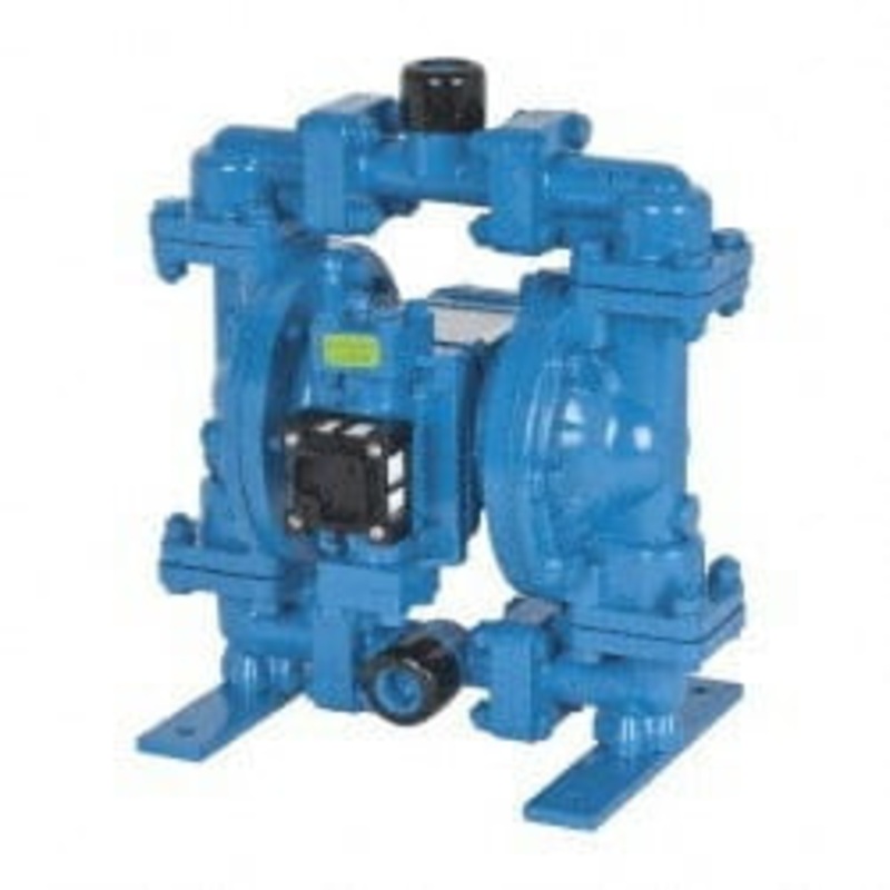 SANDPIPER Pump 1/2 NPT, Metallic, Air Operated Diaphragm Pump Buna-N Diaphragm, Aluminum Housing S05B1ABWANS000. - 82706565